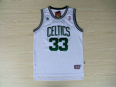 Maillot De Basket Boston Celtics Larry Bird 33 Eyed Tennis Fans Blanc